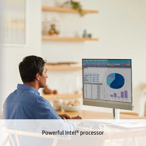 HP EliteOne 800 G8 - All-in-one Core i7 11700 / up to 4.9 GHz - vPro - RAM 32 GB - SSD 1 TB - NVMe, TLC - UHD Graphics 750 - Gigabit Ethernet - Win 10 Pro (includes Win 11 License) - monitor: LED 23.8" 1920 x 1080 (Full HD) @ 60 Hz - keyboard: UK — view 12