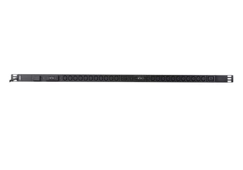 ATEN Basic PDU PE0324SG - Power distribution unit (rack-mountable) - AC 100-240 V - 7680 VA - input: IEC 60309 32A - output connectors: 24 (22 x IEC 60320 C13, 2 x IEC 60320 C19) - 0U - 3.05 m cord