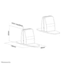 Neomounts - Desk clamp - white (pack of 2) thumbnail 9