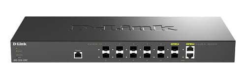 D-Link Web Smart DXS-1210-12SC - Switch - Managed - 10 x 10 Gigabit SFP+ + 2 x combo 10 Gigabit SFP+ - desktop, rack-mountable — view 1