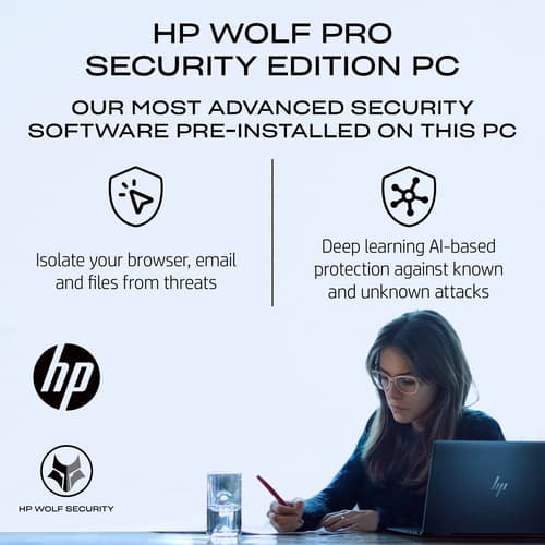 HP EliteOne 800 G6 - All-in-one Core i5 10500 / up to 4.5 GHz - vPro - RAM 8 GB - SSD 256 GB - NVMe, TLC - UHD Graphics 630 - Gigabit Ethernet, IEEE 802.11ax (Wi-Fi 6) - Win 10 Pro 64-bit - monitor: LED 23.8" 1920 x 1080 (Full HD) touchscreen - keyboard: UK - with HP Wolf Pro Security Edition (3 years) — view 17