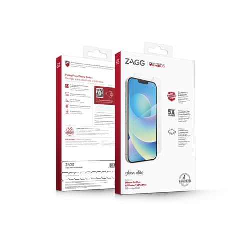 ZAGG InvisibleShield Glass Elite - Screen protector for mobile phone - glass - for Apple iPhone 13 Pro Max — view 3