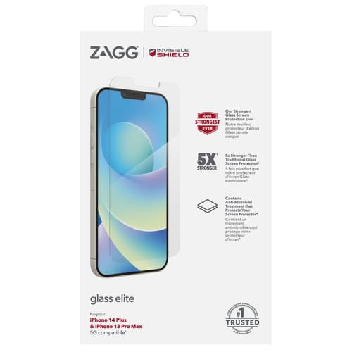 ZAGG InvisibleShield Glass Elite - Screen protector for mobile phone - glass - for Apple iPhone 13 Pro Max — view 4