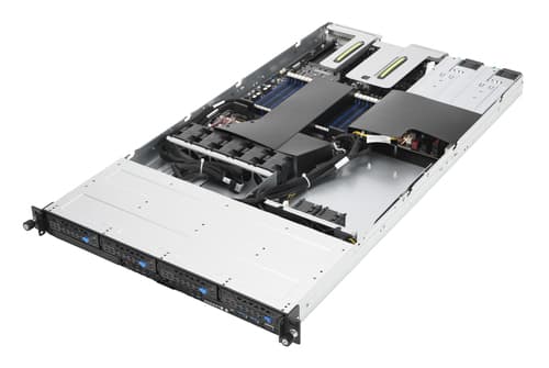 ASUS RS500A-E11-RS4U - Server - rack-mountable - 1U - 1-way - no CPU up to - RAM 0 GB - PCI Express - hot-swap 2.5", 3.5" bay(s) - no HDD - AST2600 - Gigabit Ethernet - no OS - monitor: none — view 6