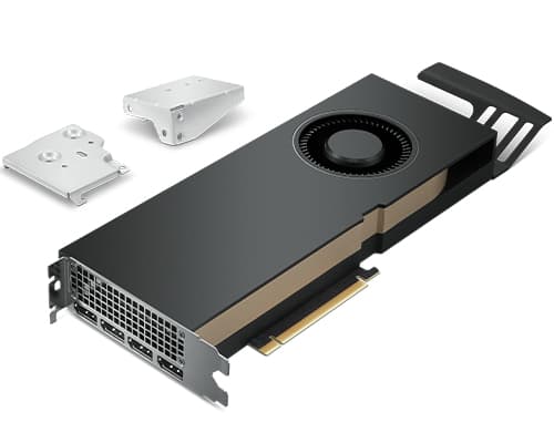 NVIDIA RTX A5000 - Graphics card - RTX A5000 - 24 GB GDDR6 - PCIe 4.0 x16 - 4 x DisplayPort - for ThinkStation P520 30BE, 30BF, 30BQ, P520c 30BX (625 Watt), 30BY (625 Watt), 30C0 (625 Watt), P620 30E0, 30E1, P720 30BA, 30BB, 30BU, P920 30BC, 30BD, 30BV