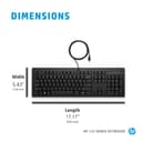 *Non Cancellable/Non Returnable (NCNR)* HP 125 WIRED KEYBOARD FRA thumbnail 4