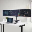 StarTech.com Triple Monitor Desk Mount For Up To Three 27in Screens, VESA 75x75/100x100, Tool-Less Arm Adjustments, C-Clamp/Grommet Mount, Spring-Assisted Arms