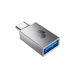 CHERRY - USB adapter - USB Type A (F) to 24 pin USB-C (M) - USB 3.0 OTG - silver