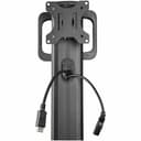 StarTech.com Mobile Workstation Cart with Monitor Mount, CPU/PC Holder, Keyboard Tray, Ergonomic Height Adjustable Desktop Computer Cart, Rolling Mobile Standing Workstation on Wheels - Portable Stand-Up Cart - Cart - for LCD display / PC equipment - steel - black thumbnail 2