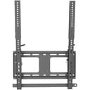 StarTech.com Portrait/Vertical TV Wall Mount, Heavy Duty TV Wall Mount, 40-55 inch VESA TV (110lb/50kg), Tilting Low Profile Digital Signage Television Mount with Lockable Security Bar - TV/Display Wall Mount - Mounting kit (wall plate, 2 extension brackets, 2 mounting brackets) - vertical - for flat panel - steel - black - screen size: 40"-55" - wall-mountable - TAA Compliant thumbnail 2