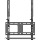 StarTech.com Portrait/Vertical TV Wall Mount, Heavy Duty TV Wall Mount, 40-55 inch VESA TV (110lb/50kg), Tilting Low Profile Digital Signage Television Mount with Lockable Security Bar - TV/Display Wall Mount - Mounting kit (wall plate, 2 extension brackets, 2 mounting brackets) - vertical - for flat panel - steel - black - screen size: 40"-55" - wall-mountable - TAA Compliant thumbnail 3