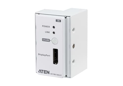 ATEN VE1901AEUT - Video/audio/serial extender - transmitter - RS-232, DisplayPort, HDBaseT Lite - up to 70 m
