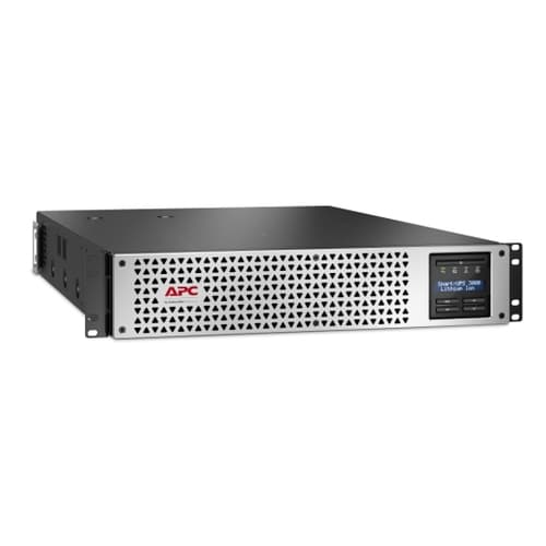 APC Smart-UPS Lithium Ion - UPS (rack-mountable) - line interactive, 8x IEC C13, 1x IEC C19, SmartConnect+SmartSlot, AVR, LCD - AC 220/230/240 V - 2700 Watt - 3000 VA - RS-232, USB, RJ-45 - output connectors: 9 - 2U - silver, black with silver front bezel