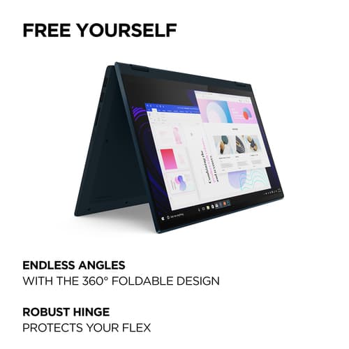 IP FLEX5 14 I5-1135G7 8G 256G BLUE — view 9