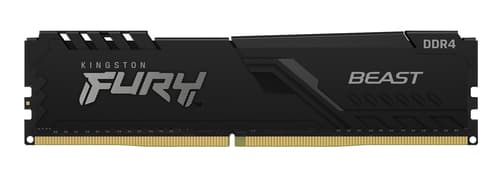 Kingston FURY Beast - DDR4 - module - 32 GB - DIMM 288-pin - 3600 MHz / PC4-28800 - CL18 - 1.35 V - unbuffered - non-ECC - black