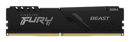 Kingston FURY Beast - DDR4 - module - 16 GB - DIMM 288-pin - 3733 MT/s / PC4-29800 - CL19 - 1.35 V - unbuffered - non-ECC - black