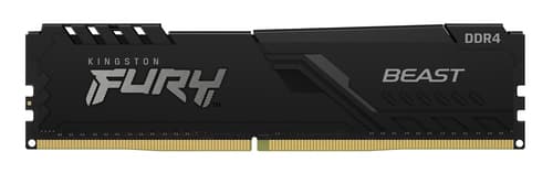 Kingston FURY Beast - DDR4 - module - 8 GB - DIMM 288-pin - 3200 MHz / PC4-25600 - CL16 - 1.35 V - unbuffered - non-ECC - black
