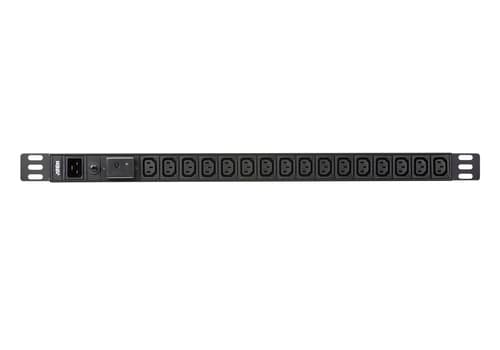 ATEN Basic PDU PE0216SG - Power distribution unit (rack-mountable) - AC 100-240 V - 3840 VA - input: IEC 60320 C20 - output connectors: 16 (16 x IEC 60320 C13) - 0U - 3.05 m cord