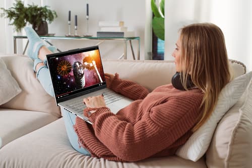 ASUS VivoBook Pro 15 OLED N6506CU-MA031W - Intel Core Ultra 9 - 285H / up to 5.4 GHz - Win 11 Home - GeForce RTX 4050 - 16 GB RAM - 1 TB SSD NVMe - 15.6" OLED 2880 x 1620 (3K) @ 120 Hz - Gigabit Ethernet - Wi-Fi 6E, Bluetooth - earl grey, black (keyboard) — view 15
