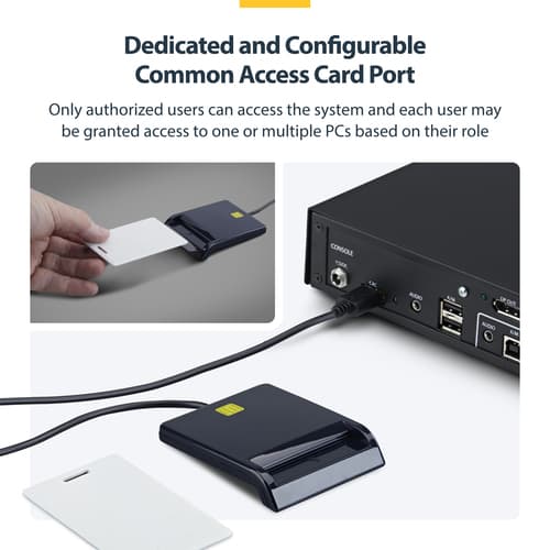 StarTech.com - KVM / audio / USB switch - 4 x KVM / audio / USB - 1 local user - desktop — view 7