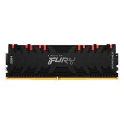 Kingston FURY Renegade RGB - DDR4 - module - 8 GB - DIMM 288-pin - 3600 MT/s / PC4-28800 - CL16 - 1.35 V - unbuffered - non-ECC - black