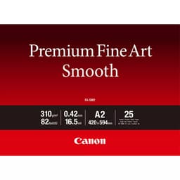 Canon Premium Fine Art FA-SM2 - Smooth - 16.5 mil - A2 (420 x 594 mm) - 310 g/m� - 82 lbs - 25 sheet(s) photo paper - for imagePROGRAF PRO-1000