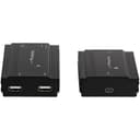 StarTech.com 4 Port USB 2.0 Extender Hub over Single CAT5e/CAT6 Ethernet Cable (RJ45), 330ft (100m), USB Extender Adapter, Externally Powered, 480 Mbps, Metal USB Extender Kit