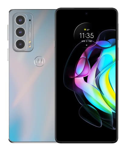 Motorola Edge 20 - 5G smartphone - dual-SIM - RAM 8 GB / Internal Memory 128 GB - OLED display - 6.7" - 2400 x 1080 pixels (144 Hz) - 3x rear cameras 108 MP, 8 MP, 16 MP - front camera 32 MP - frosted white