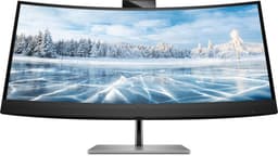 HP Z34c G3 - LED monitor - curved - 34" - 3440 x 1440 WQHD @ 60 Hz - IPS - 350 cd/m� - 1000:1 - 6 ms - HDMI, DisplayPort, USB-C - speakers - black, silver - for Elite 600 G9
