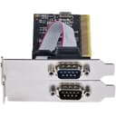 StarTech.com 2-Port PCI RS232 Serial Adapter Card, PCI Serial Port Expansion Controller Card, PCI to Dual Serial DB9 Card, Standard (Installed) & Low Profile Brackets, Windows/Linux - Dual Port PCI Serial Card (PCI2S5502) - Serial adapter - PCI low profile - RS-232 x 2 - black thumbnail 5