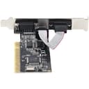 StarTech.com 2-Port PCI RS232 Serial Adapter Card, PCI Serial Port Expansion Controller Card, PCI to Dual Serial DB9 Card, Standard (Installed) & Low Profile Brackets, Windows/Linux - Dual Port PCI Serial Card (PCI2S5502) - Serial adapter - PCI low profile - RS-232 x 2 - black thumbnail 9
