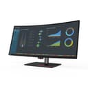 Lenovo ThinkVision P40w-20 - LED monitor - curved - 40" (39.7" viewable) - 5120 x 2160 WUHD @ 75 Hz - IPS - 300 cd/m� - 1000:1 - 4 ms - 2xThunderbolt 4, DisplayPort, HDMI - raven black thumbnail 8