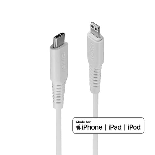 2M USB-C TO LIGHTNING CABLE - WHITE