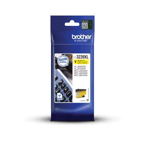 Brother LC3239XLY - High Yield - yellow - original - ink cartridge - for Brother HL-J6000DW, HL-J6100DW, MFC-J5945DW, MFC-J6945DW, MFC-J6947DW