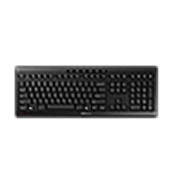 CHERRY STREAM KEYBOARD WIRELESS - Keyboard - wireless - 2.4 GHz - US International - key switch: CHERRY SX - black