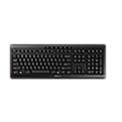 CHERRY STREAM KEYBOARD WIRELESS - Keyboard - wireless - 2.4 GHz - US International - key switch: CHERRY SX - black — view 1