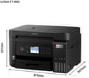 Epson EcoTank ET-3850  ET 3850 ET3850 - Multifunction printer - colour - ink-jet - refillable - A4 (media) - up to 15.5 ppm (printing) - 250 sheets - USB, LAN, Wi-Fi - black thumbnail 12