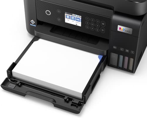 Epson EcoTank ET-3850  ET 3850 ET3850 - Multifunction printer - colour - ink-jet - refillable - A4 (media) - up to 15.5 ppm (printing) - 250 sheets - USB, LAN, Wi-Fi - black — view 11