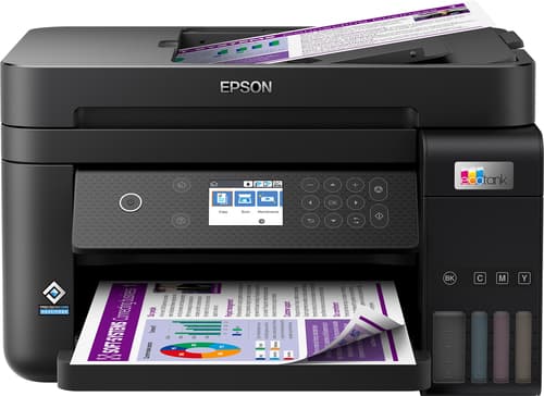 Epson EcoTank ET-3850  ET 3850 ET3850 - Multifunction printer - colour - ink-jet - refillable - A4 (media) - up to 15.5 ppm (printing) - 250 sheets - USB, LAN, Wi-Fi - black — view 14