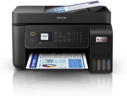 Epson EcoTank ET-4800 ET 4800 ET4800 - Multifunction printer - colour - ink-jet - refillable - A4 (media) - up to 10 ppm (printing) - 100 sheets - 33.6 Kbps - USB, LAN, Wi-Fi - black