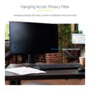 StarTech.com 24-inch 16:10 Monitor Privacy Screen, Hanging Filter/Shield - Display privacy filter - 2-way - removable - plug-in - 24" wide - black