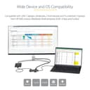  StarTech.com USB C Multiport Adapter, USB-C to 4K 30Hz HDMI, 100W Power Delivery Pass-through, SD/MicroSD Slot, 3-Port USB 3.0 Hub, USB Type-C Mini Dock, 12" (30cm) Long Attached Cable