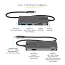  StarTech.com USB C Multiport Adapter, USB-C to 4K 30Hz HDMI, 100W Power Delivery Pass-through, SD/MicroSD Slot, 3-Port USB 3.0 Hub, USB Type-C Mini Dock, 12" (30cm) Long Attached Cable