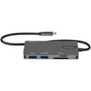  StarTech.com USB C Multiport Adapter, USB-C to 4K 30Hz HDMI, 100W Power Delivery Pass-through, SD/MicroSD Slot, 3-Port USB 3.0 Hub, USB Type-C Mini Dock, 12" (30cm) Long Attached Cable