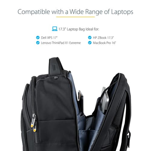StarTech.com Notebook bag for 17.3" notebooks w/ removable accessories po — view 18