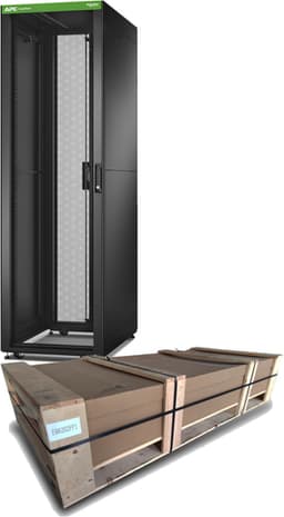 APC Easy Rack - Rack (vertical) - cabinet - flatpack - black - 42U - 19"