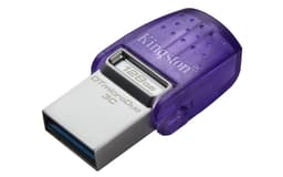 Kingston DataTraveler microDuo 3C - USB flash drive - 128 GB - USB 3.2 Gen 1 / USB-C