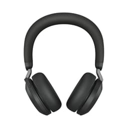 Jabra Evolve2 75 - Headset - on-ear - Bluetooth - wireless - active noise cancelling - USB-C - noise isolating - black - Optimised for UC