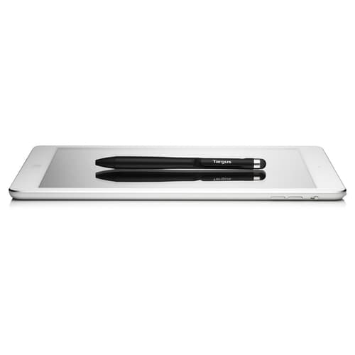 Targus - Stylus / ballpen for mobile phone, tablet - antimicrobial - black — view 3