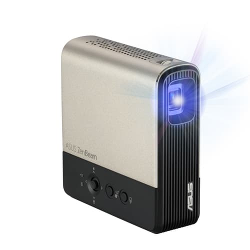 ASUS ZenBeam E2 - DLP projector - LED - 300 lumens - WVGA (854 x 480) - 16:9 - gold